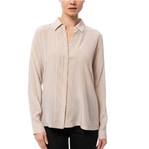 WEEKEND MAX MARA ORDITO SILK FRONT SHIRT